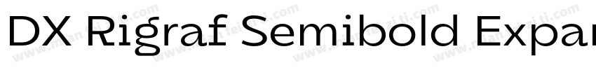 DX Rigraf Semibold Expanded字体转换